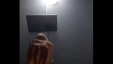 of a sexy redhead getting fucked in various positions