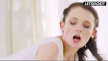 Cowgirl on the Massage Table Oiled Bodies Sliding and Deep Kissing
