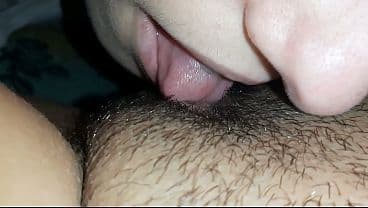 Hot POV sex with licking and nibbling of nipples licking and sucking of the pussy and licking and kissing of the belly