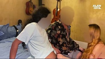 After the party I was so horny that I had to find two men to fuck